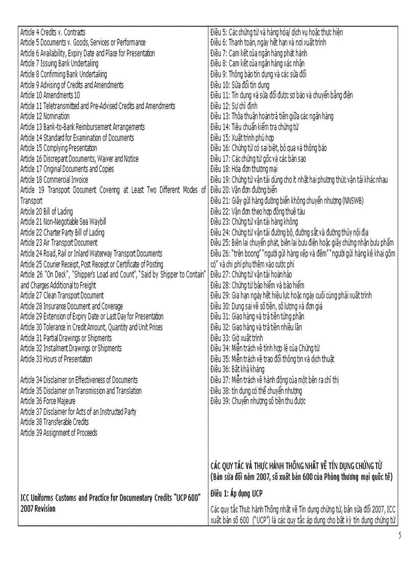 image for page Quy tắc và thực hành thống nhất về tín dụng chứng từ