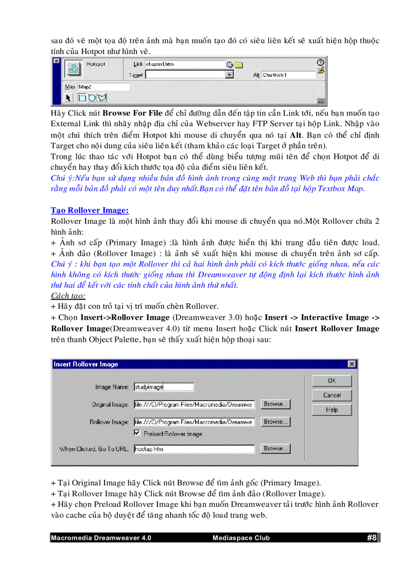 image for page Căn bản về dreamweaver 4 0