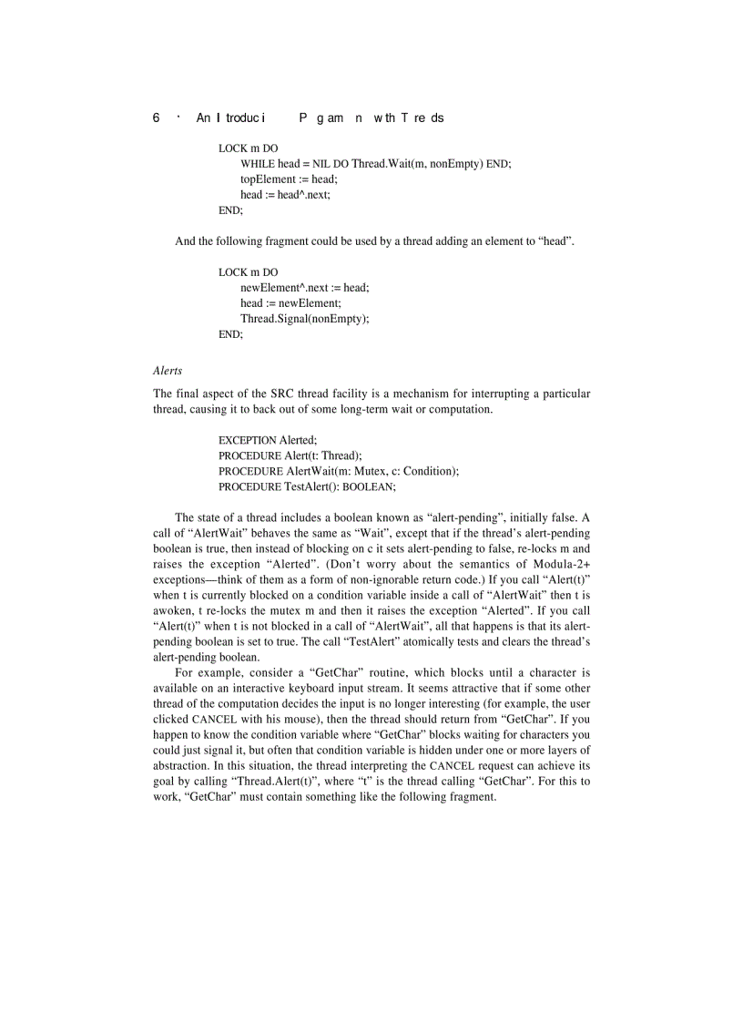 image for page An Introduction to Programming with Threads