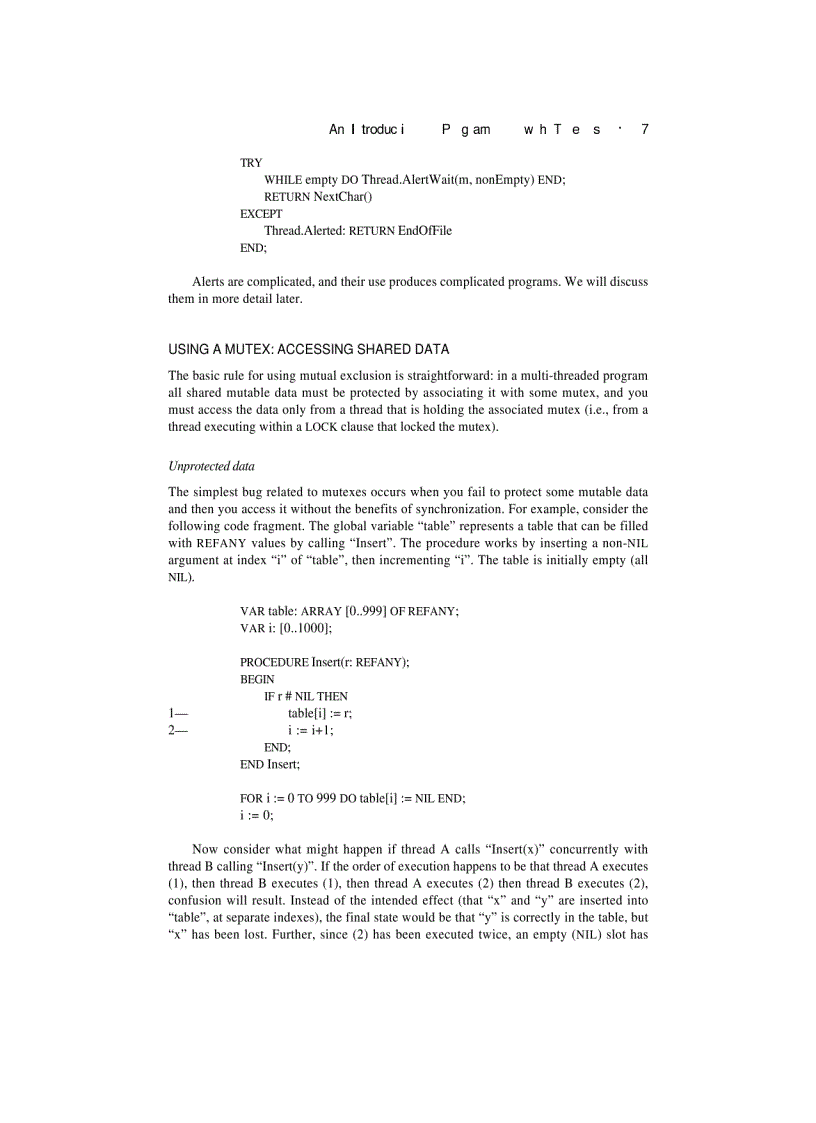 image for page An Introduction to Programming with Threads
