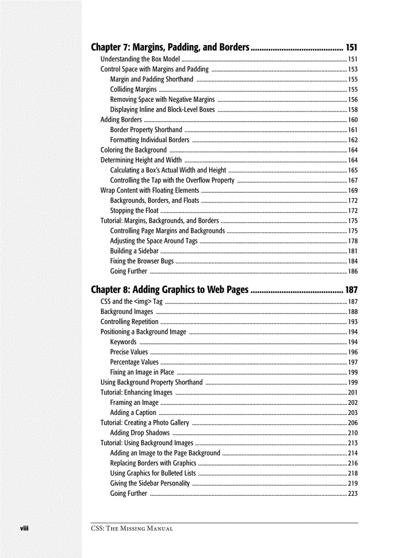 image for page CSS The Missing Manual