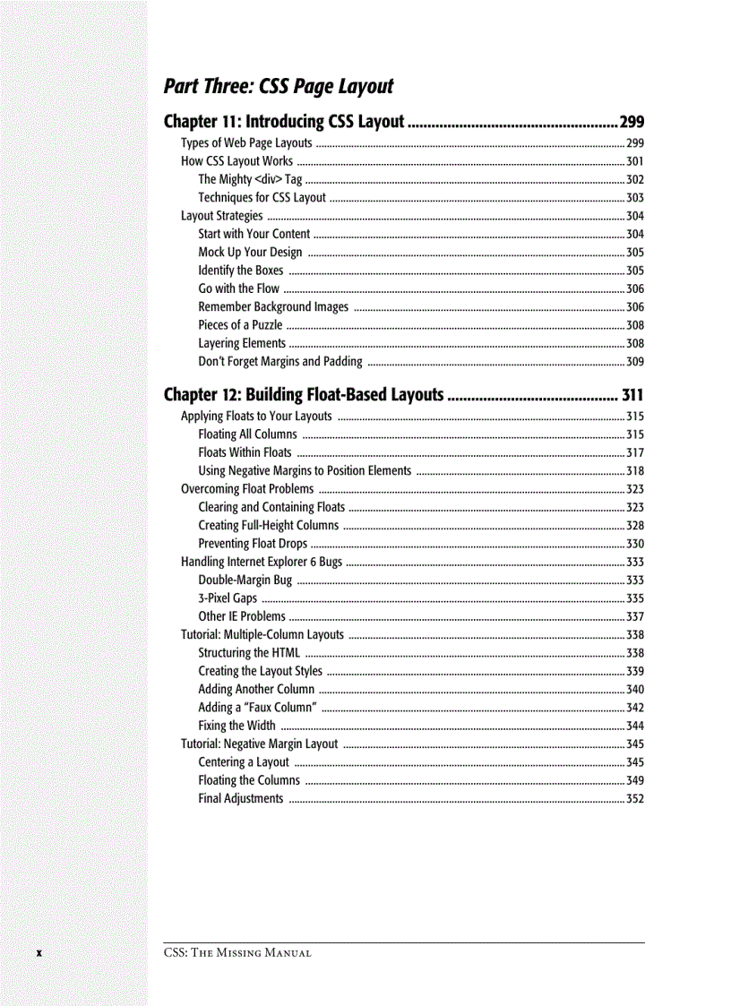 image for page CSS The Missing Manual