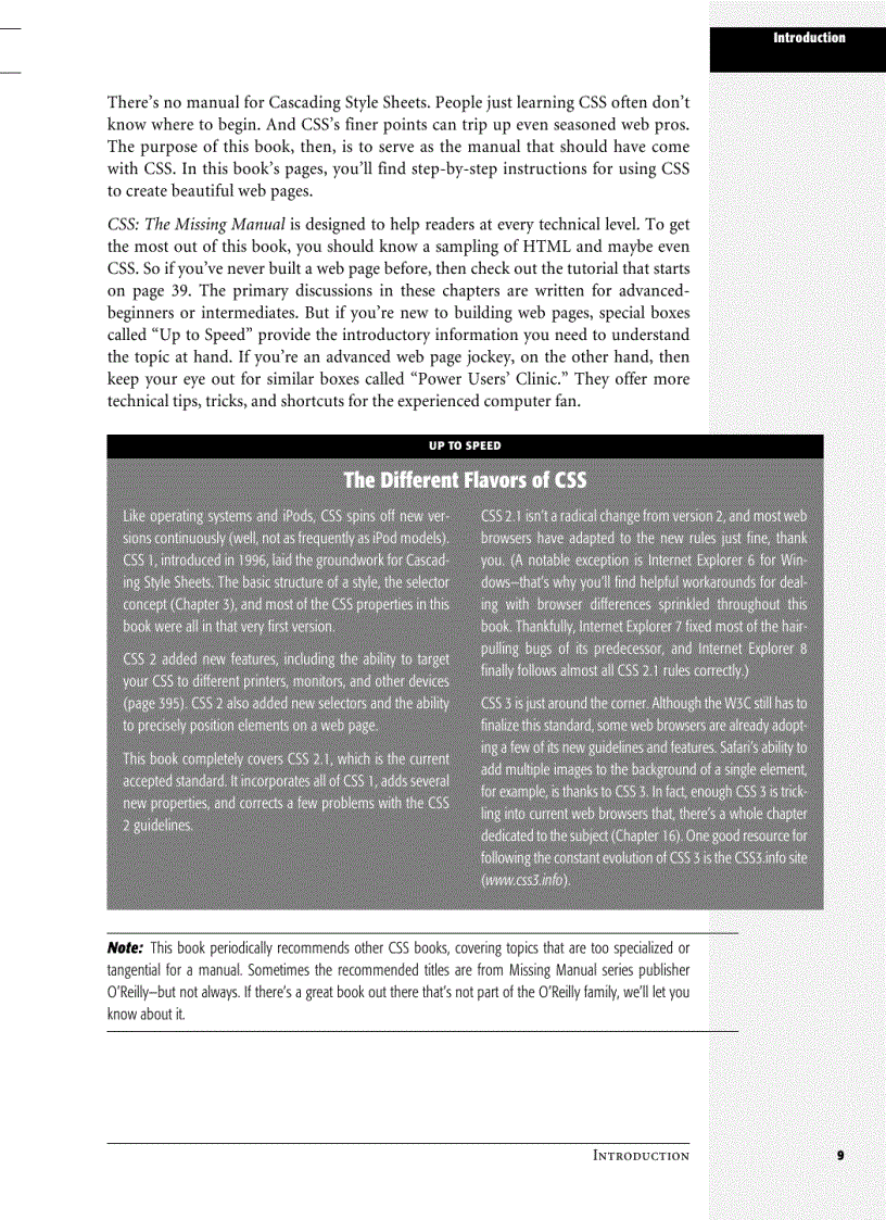 image for page CSS The Missing Manual