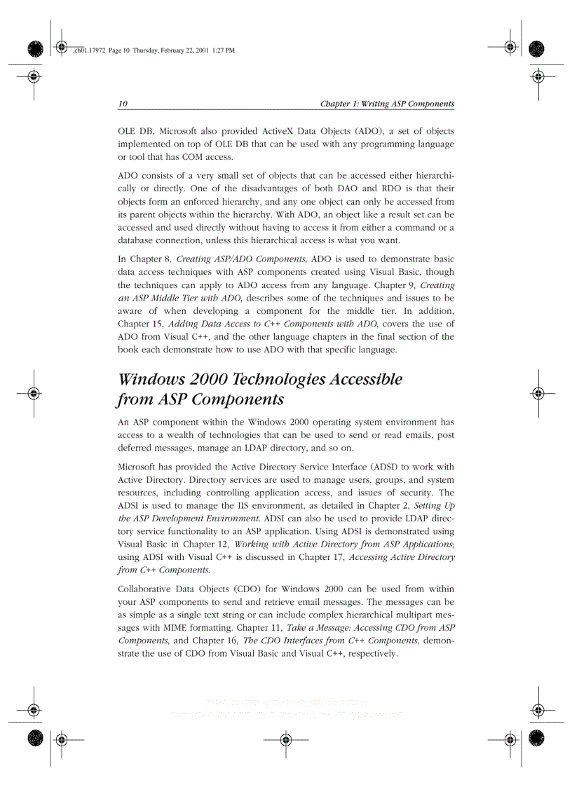 image for page Developing ASP Components