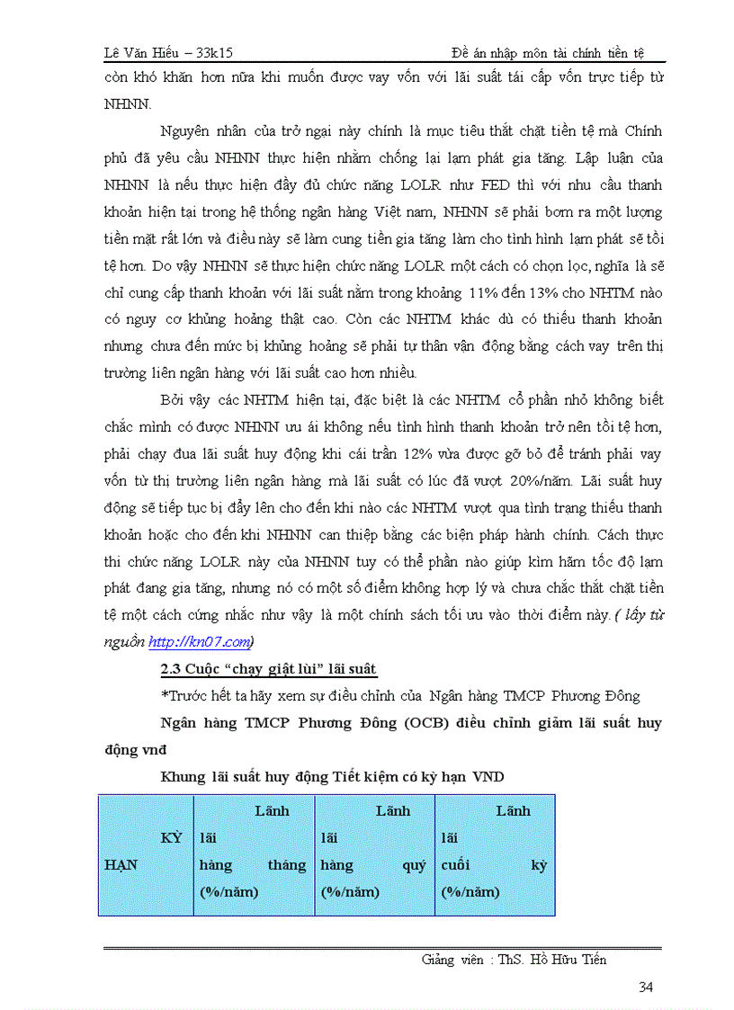 image for page Đề án tiền gửi trong Ngân hàng thương mại