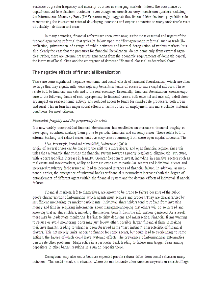 image for page The Economic and Social Effects of Financial Liberalization A Primer for Developing Countries