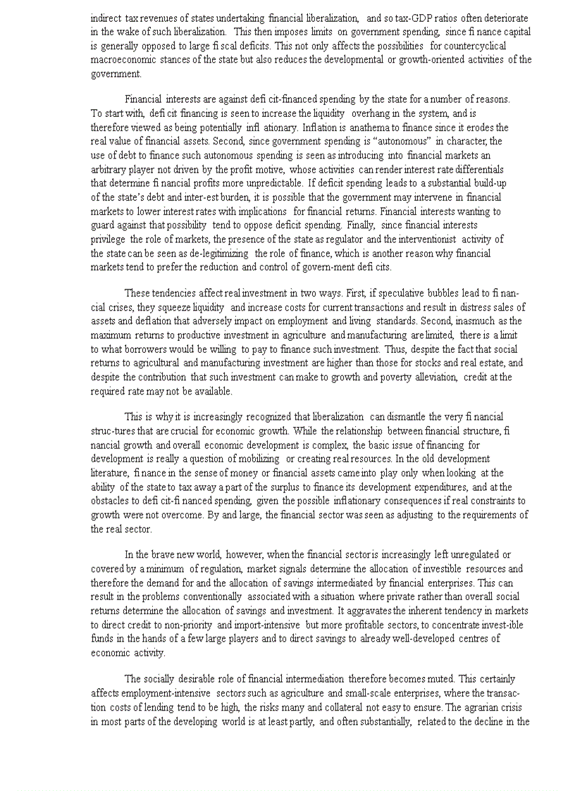 image for page The Economic and Social Effects of Financial Liberalization A Primer for Developing Countries