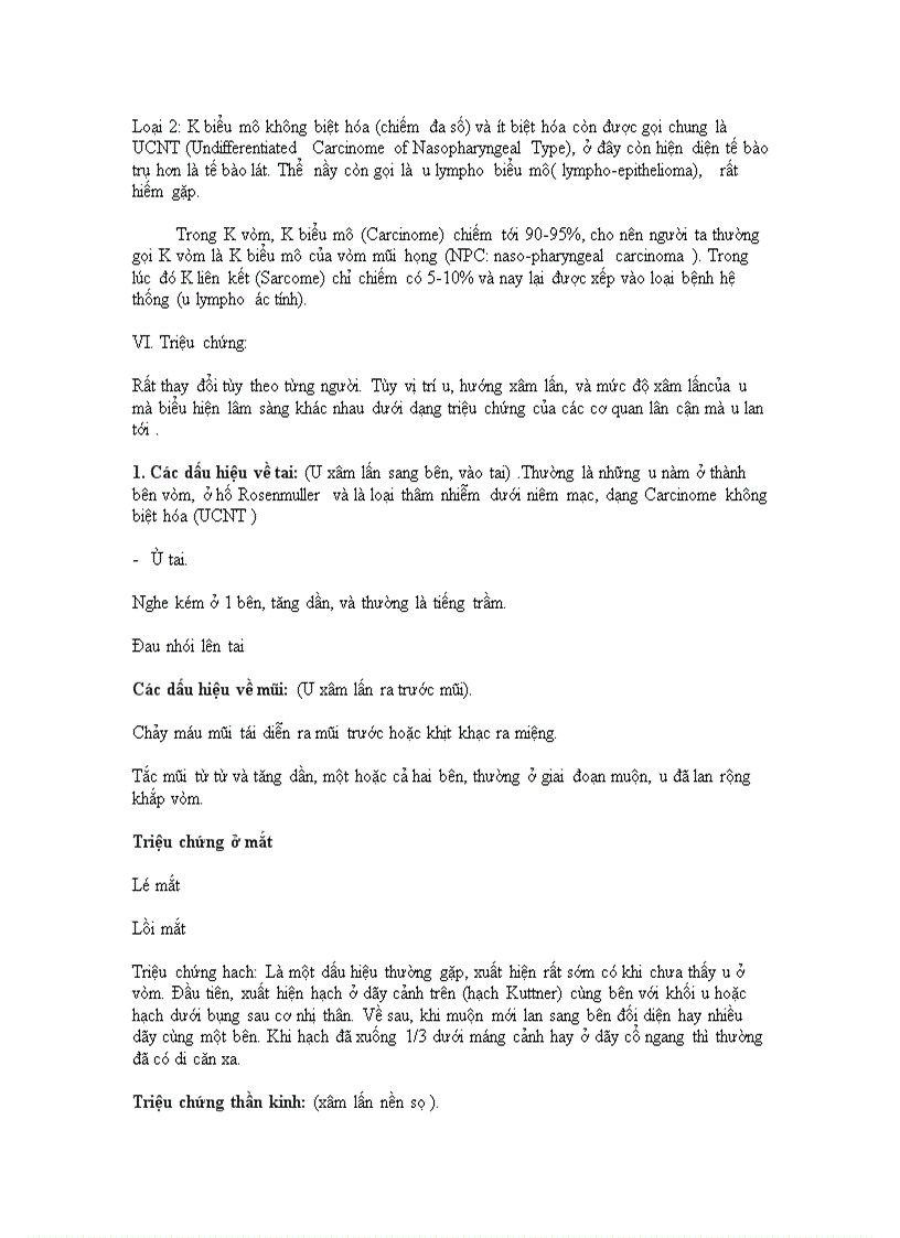 image for page Ung thư vòm mũi họng