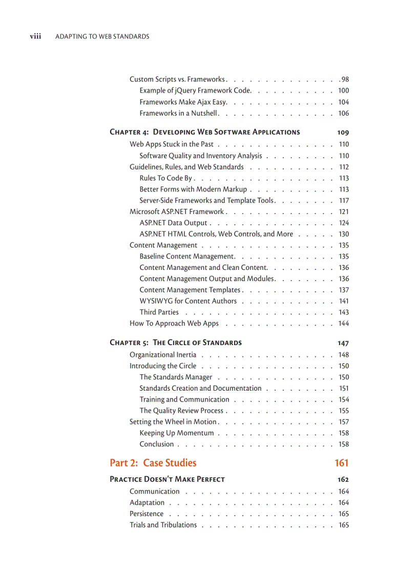 image for page Adapting to Web Standards CSS and Ajax for Big Sites