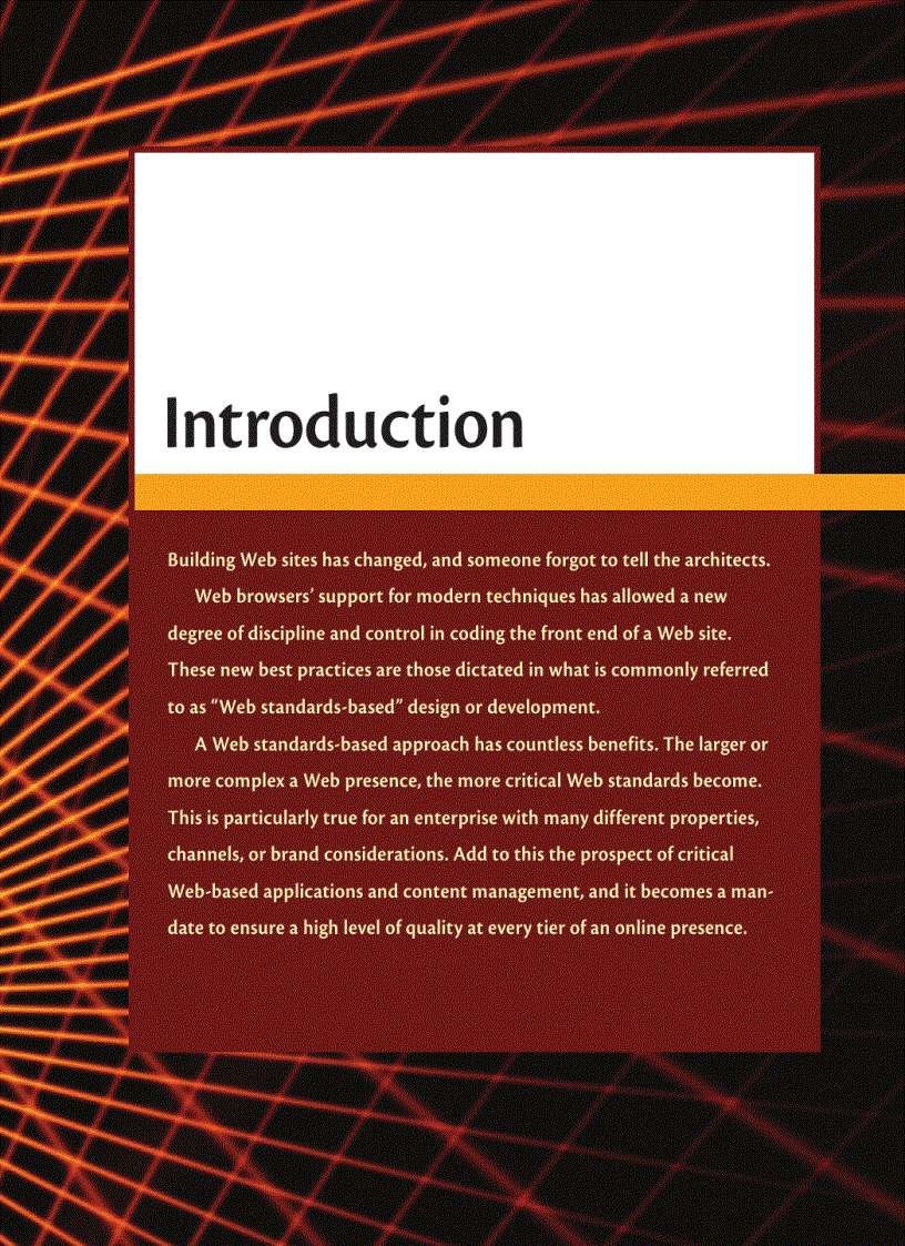 image for page Adapting to Web Standards CSS and Ajax for Big Sites