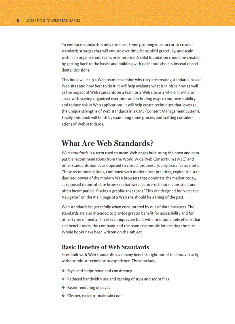 image for page Adapting to Web Standards CSS and Ajax for Big Sites