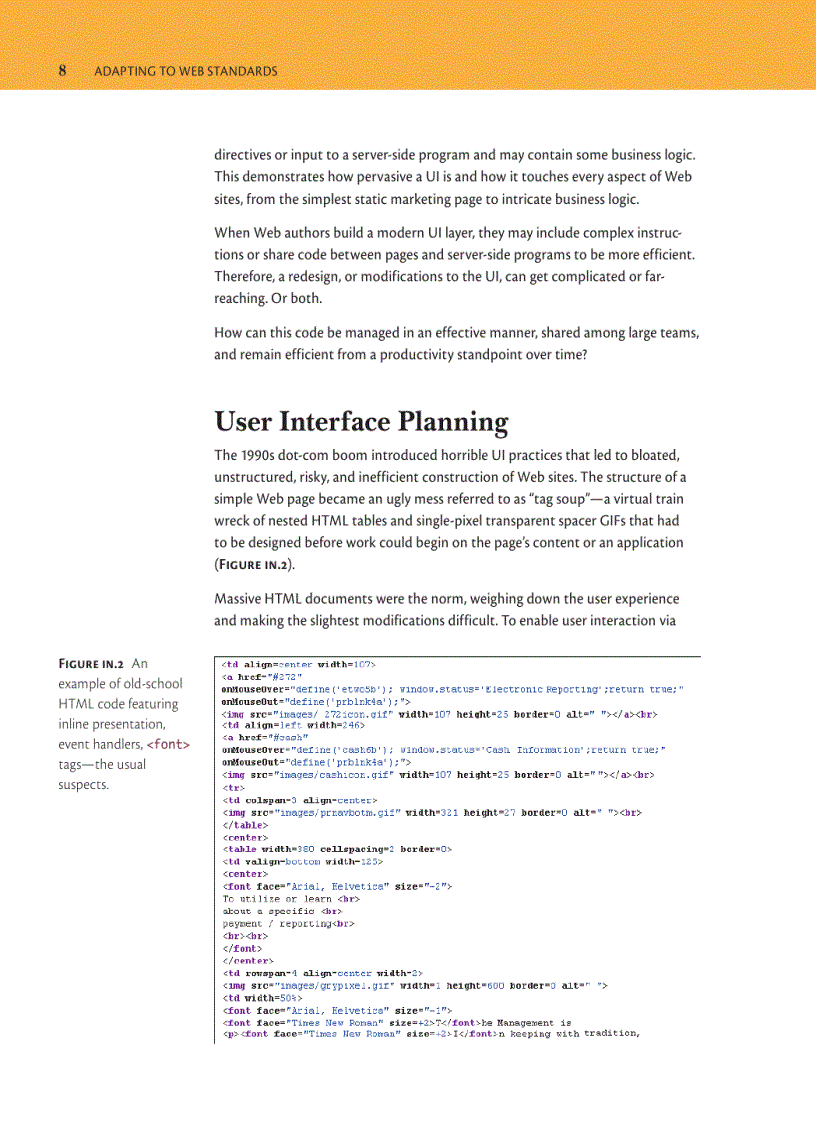 image for page Adapting to Web Standards CSS and Ajax for Big Sites