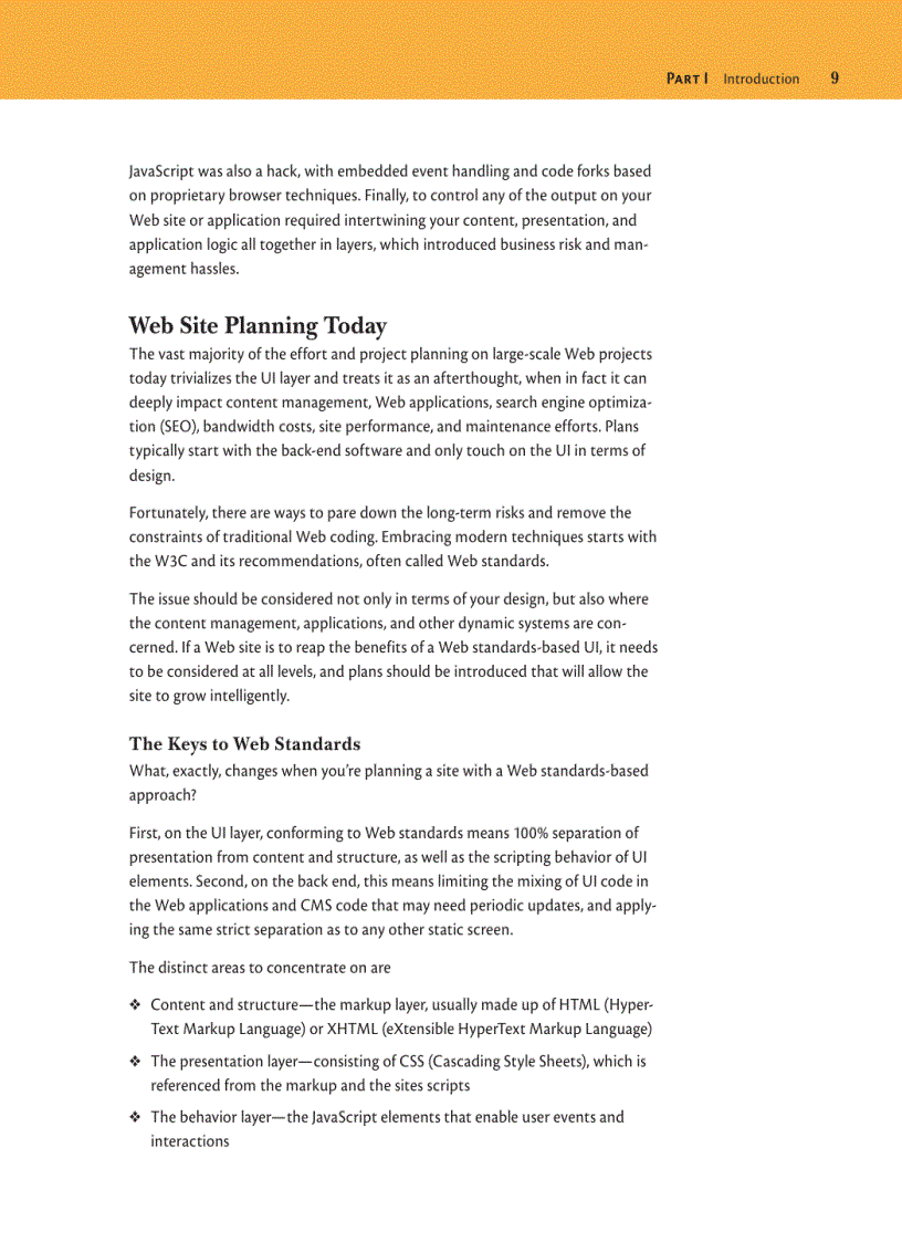 image for page Adapting to Web Standards CSS and Ajax for Big Sites
