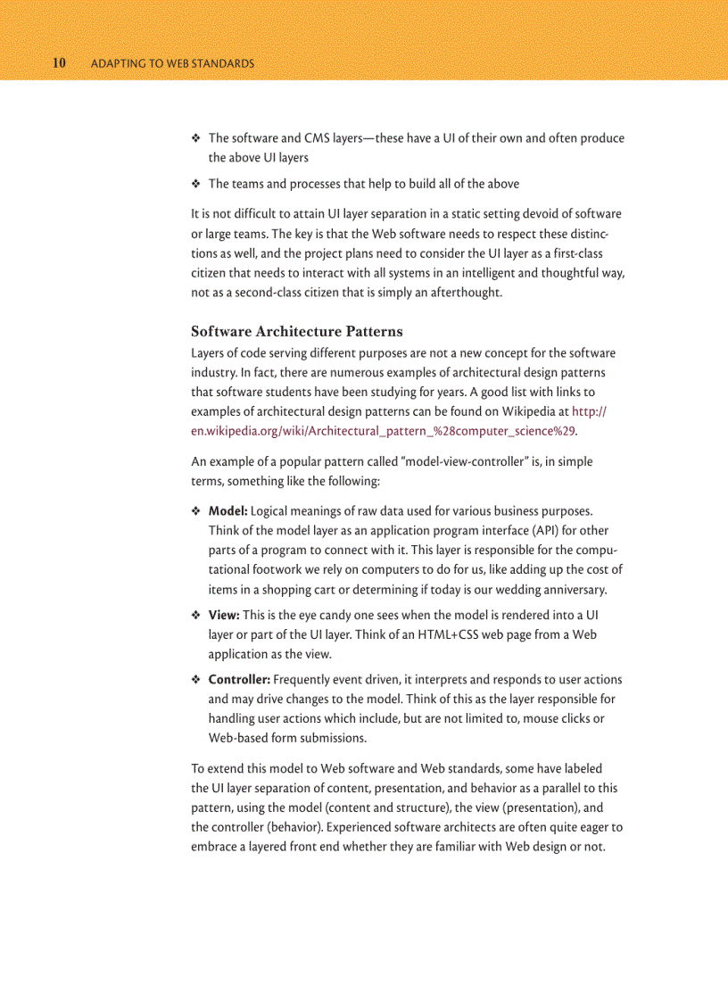 image for page Adapting to Web Standards CSS and Ajax for Big Sites