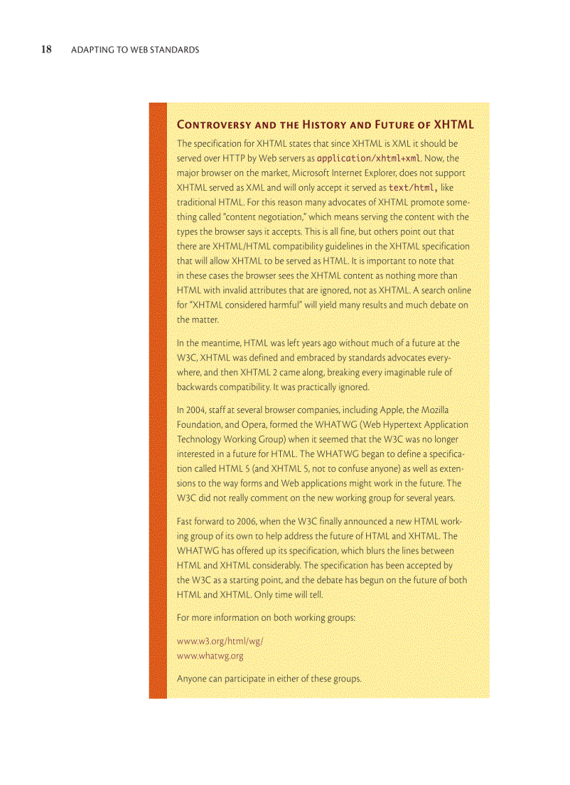 image for page Adapting to Web Standards CSS and Ajax for Big Sites