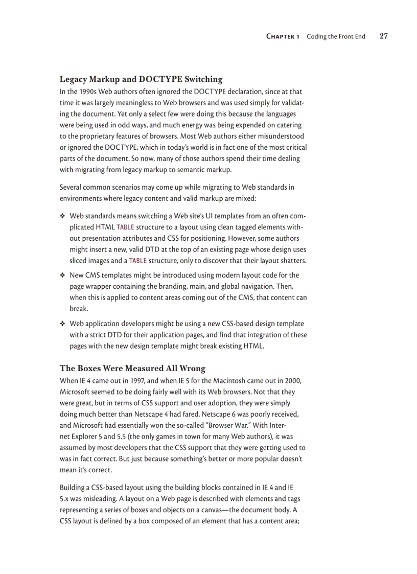 image for page Adapting to Web Standards CSS and Ajax for Big Sites