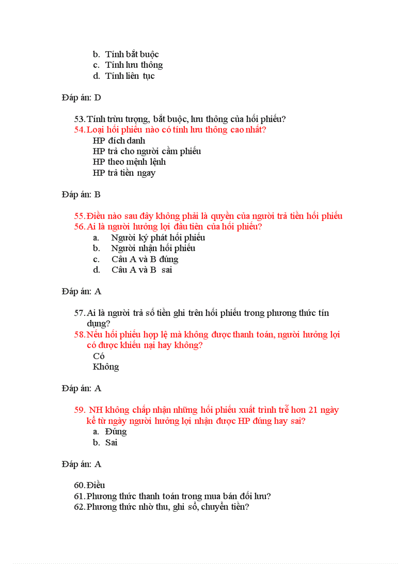 image for page Trắc nghiệm Nghiệp vụ ngoại thương
