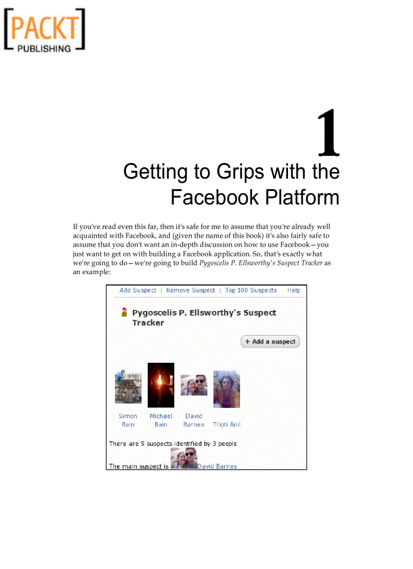 image for page Learning Facebook Application Development