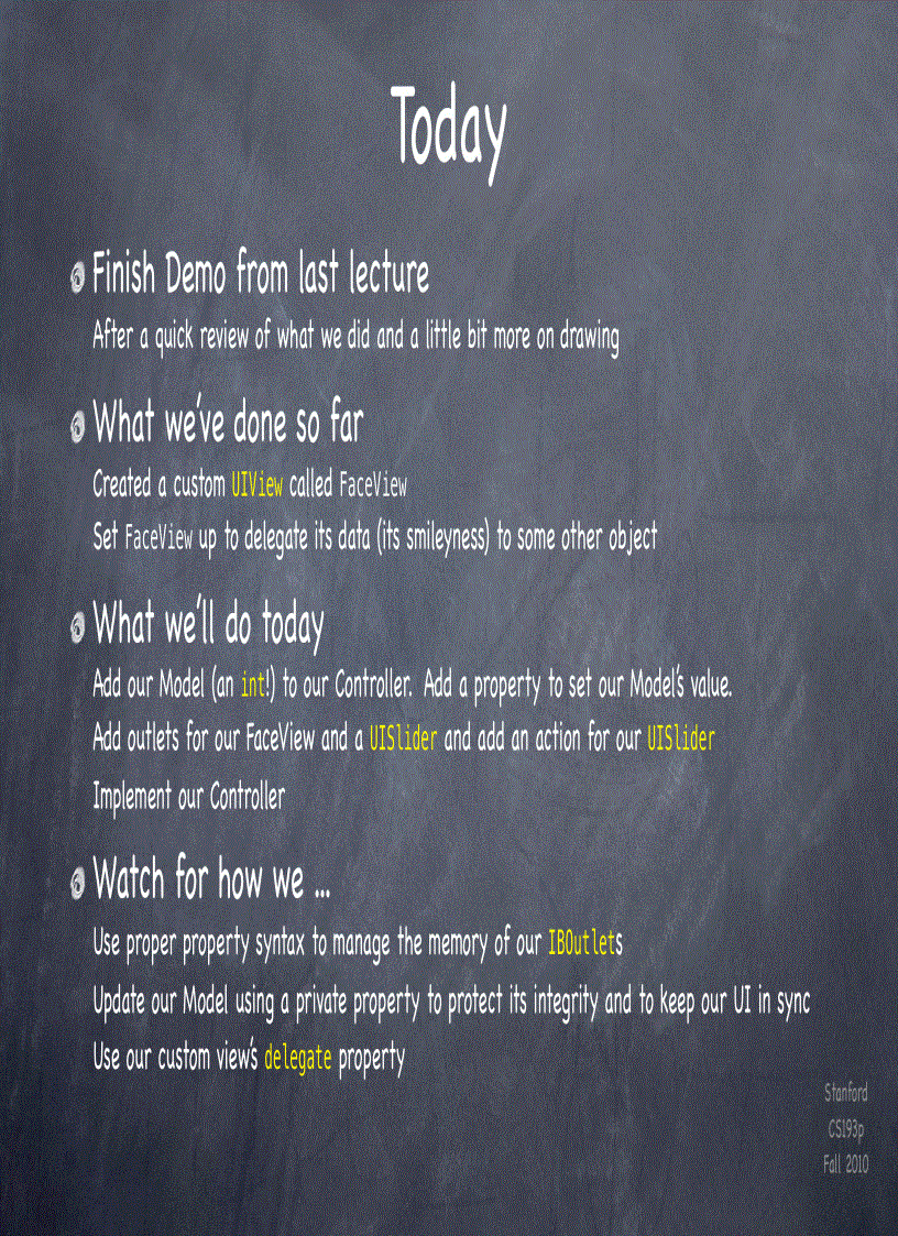 image for page Stanford CS193p Developing Applications for iPhone 4 iPod Touch iPad Fall 2010 p6