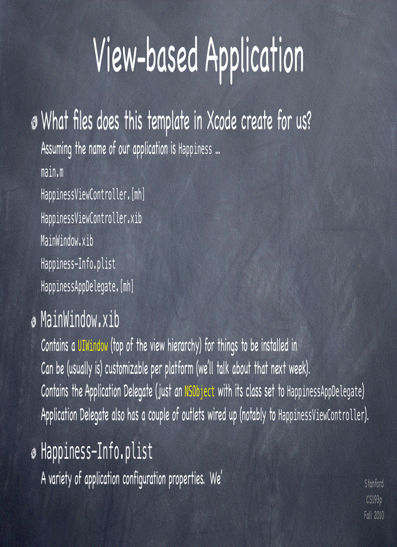 image for page Stanford CS193p Developing Applications for iPhone 4 iPod Touch iPad Fall 2010 p6