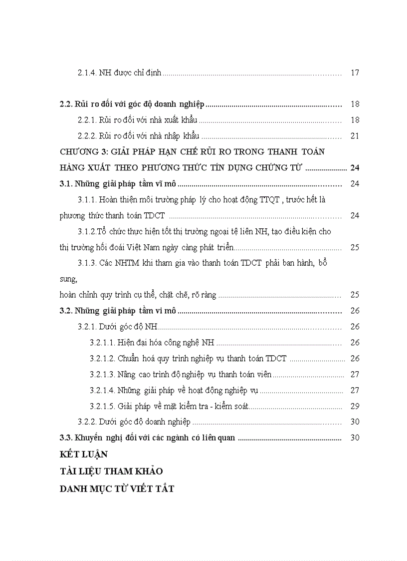 image for page Giải pháp hạn chế rủi ro trong thanh toán tín dụng chứng từ cho hàng xuất