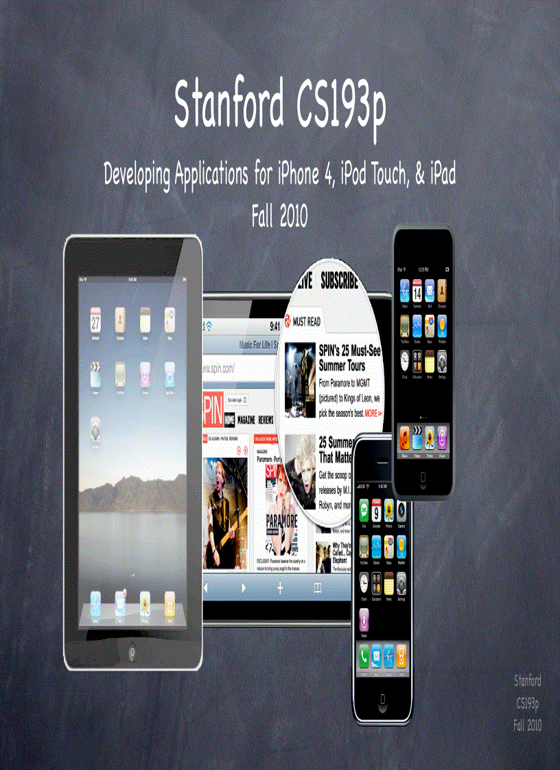 image for page Stanford CS193p Developing Applications for iPhone 4 iPod Touch iPad Fall 2010 p12