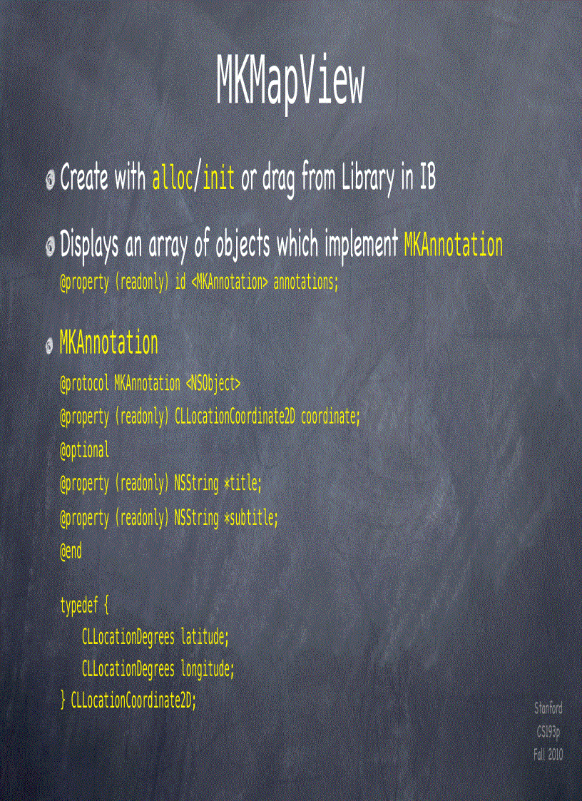 image for page Stanford CS193p Developing Applications for iPhone 4 iPod Touch iPad Fall 2010 p14