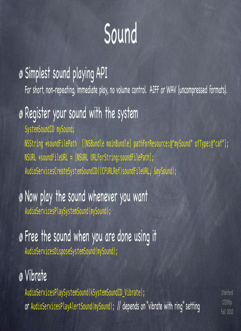 image for page Stanford CS193p Developing Applications for iPhone 4 iPod Touch iPad Fall 2010 p17