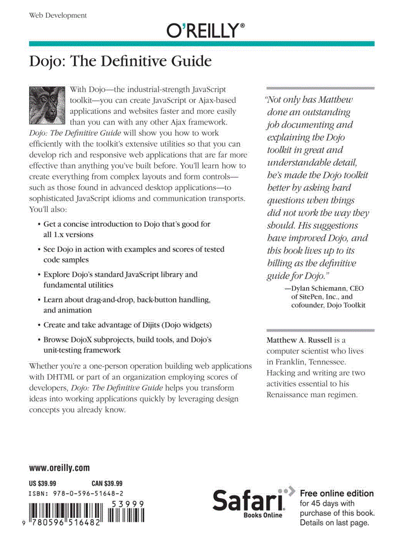 image for page Dojo The Definitive Guide