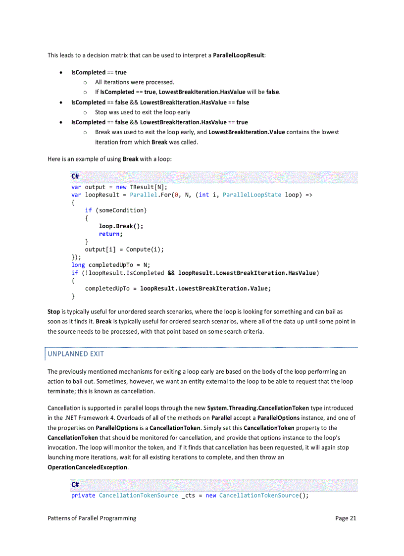 image for page Patterns of parallel programming understanding and applying parallel patterns with the net framework 4 and visual c