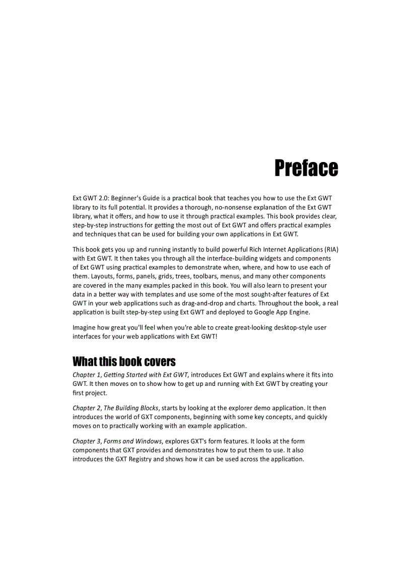 image for page Ext GWT 2 0 Beginner s Guide