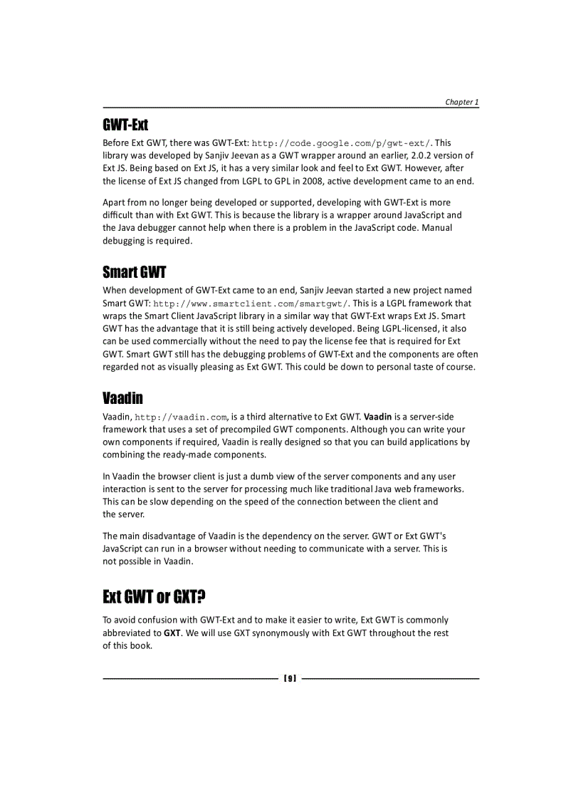 image for page Ext GWT 2 0 Beginner s Guide