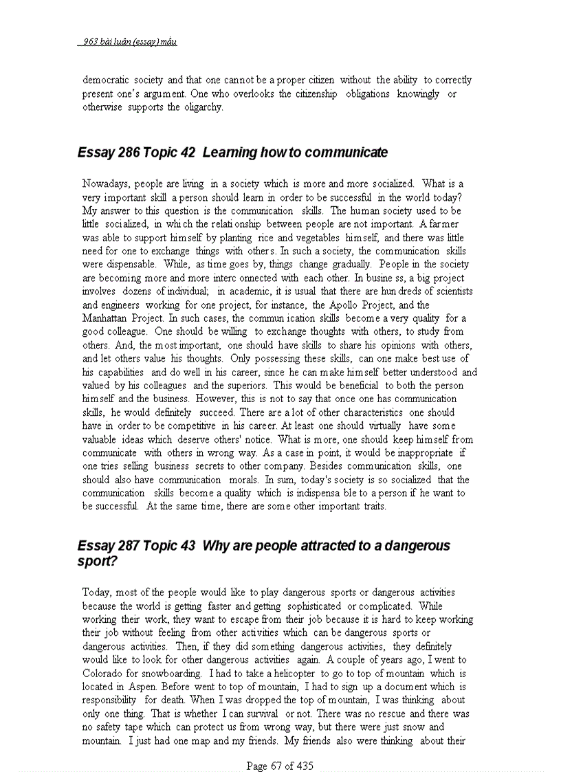 image for page 963 bài ESSAYS mẫu Luận Anh Văn có mục lục