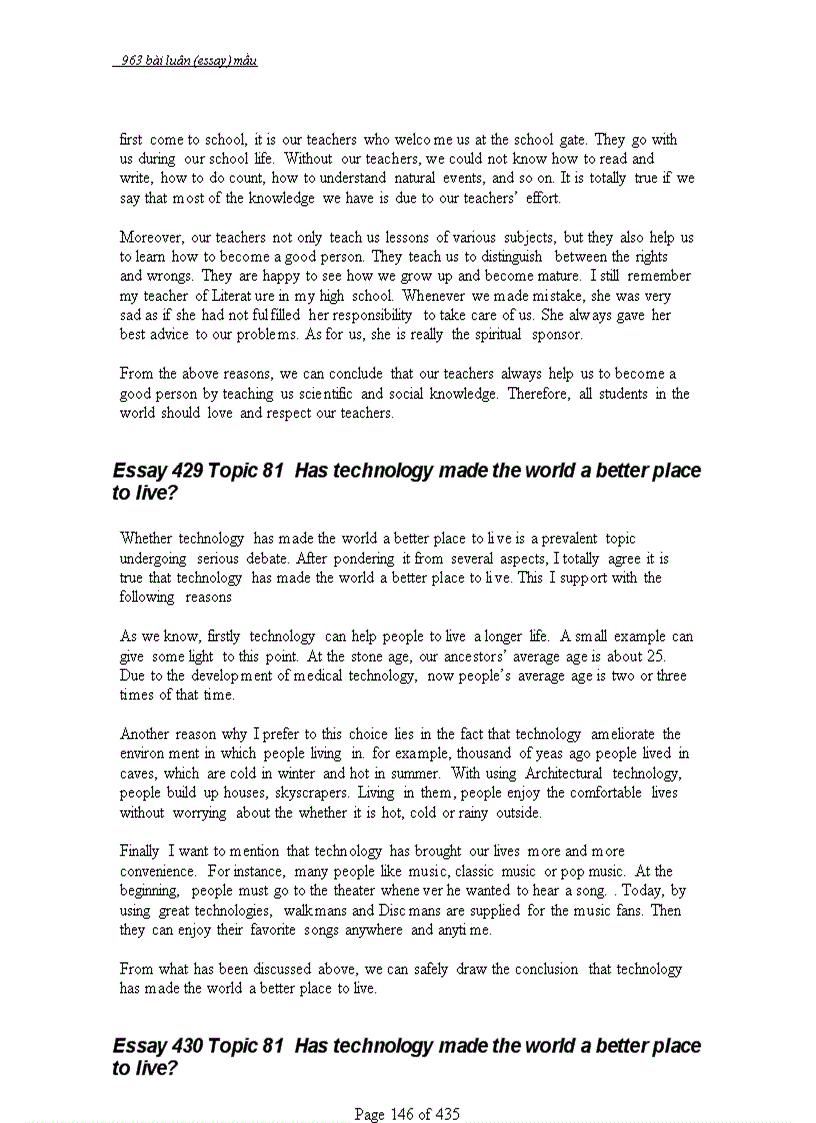 image for page 963 bài ESSAYS mẫu Luận Anh Văn có mục lục