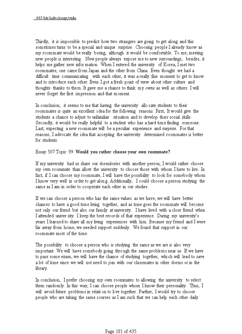 image for page 963 bài ESSAYS mẫu Luận Anh Văn có mục lục