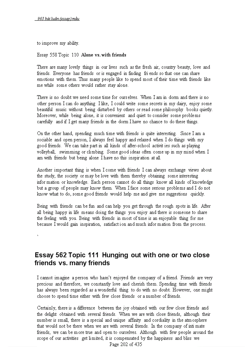 image for page 963 bài ESSAYS mẫu Luận Anh Văn có mục lục