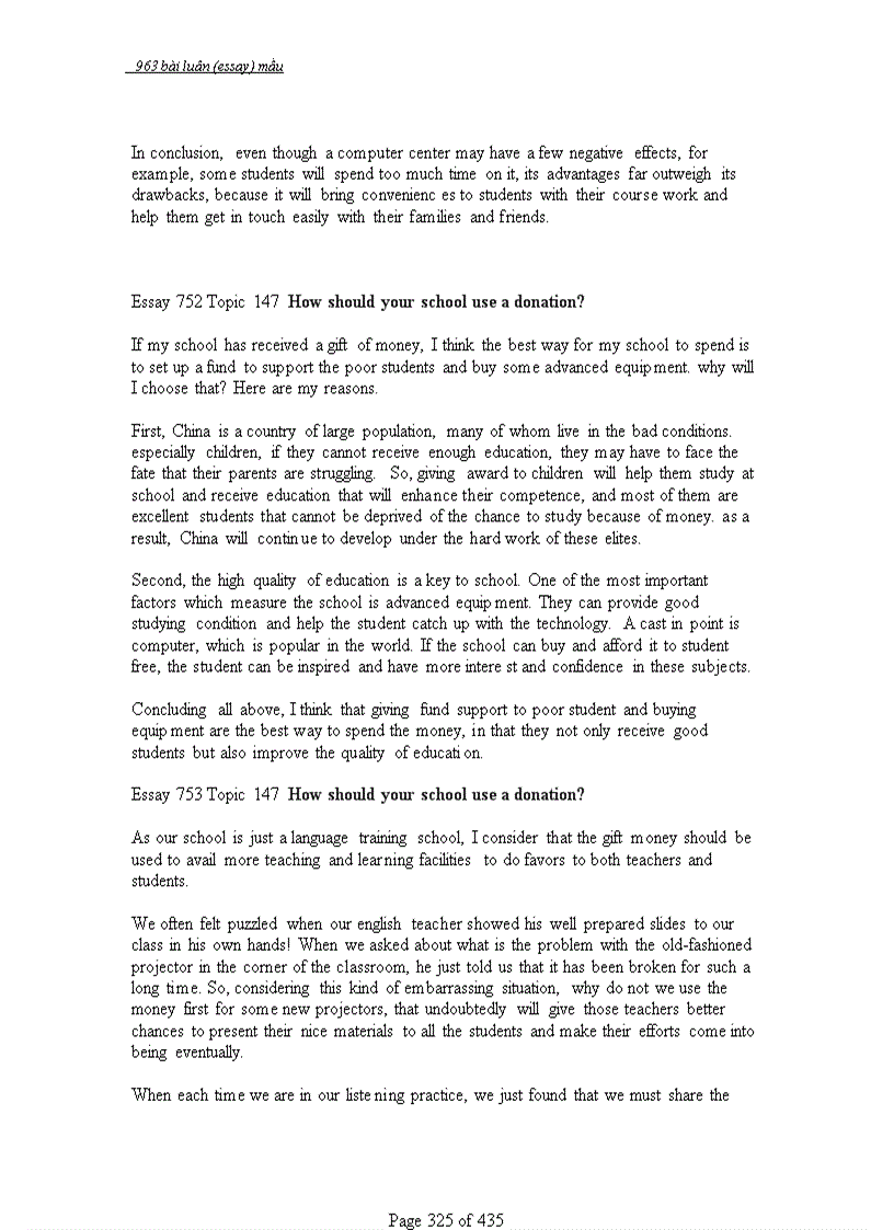image for page 963 bài ESSAYS mẫu Luận Anh Văn có mục lục