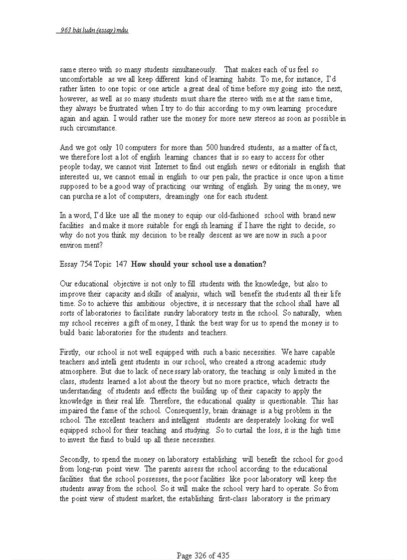 image for page 963 bài ESSAYS mẫu Luận Anh Văn có mục lục