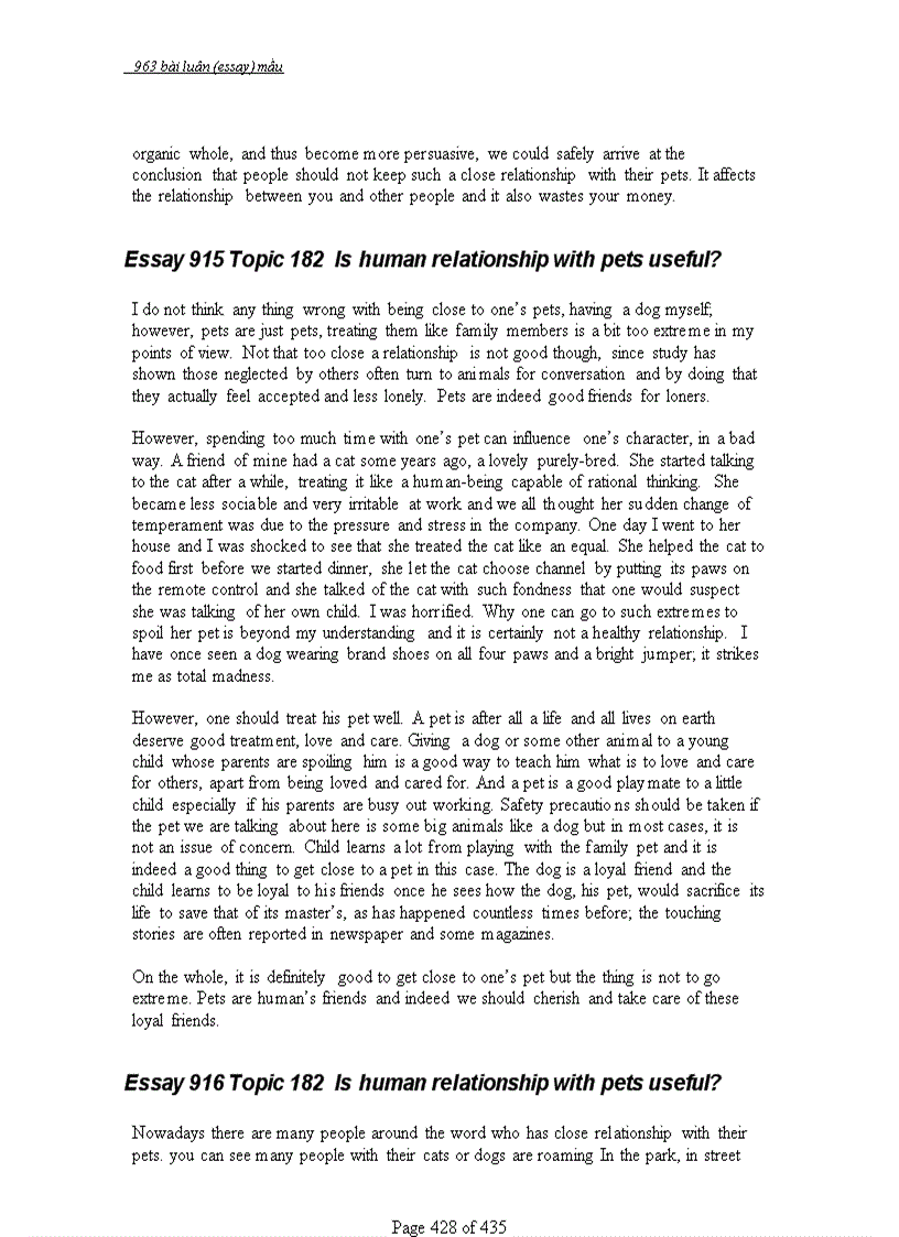 image for page 963 bài ESSAYS mẫu Luận Anh Văn có mục lục
