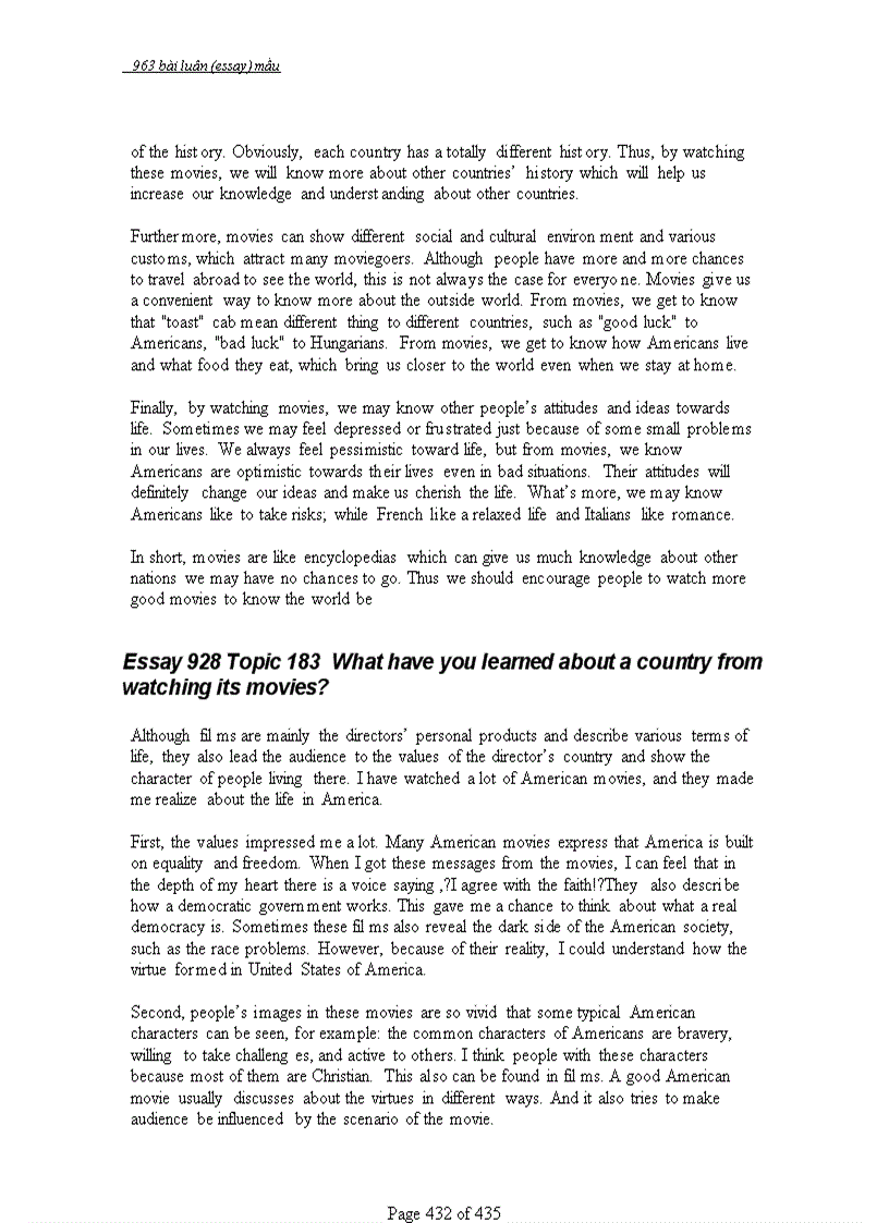 image for page 963 bài ESSAYS mẫu Luận Anh Văn có mục lục