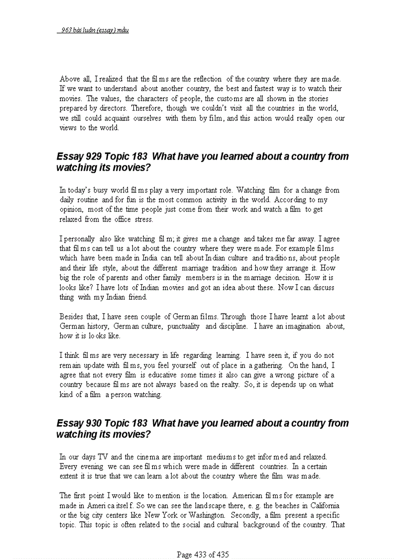 image for page 963 bài ESSAYS mẫu Luận Anh Văn có mục lục
