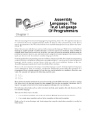 Assembly Language the true language of programmers