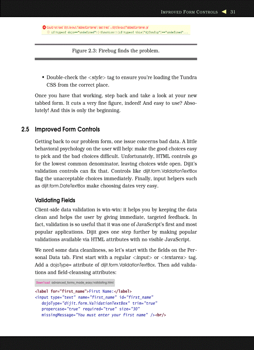 image for page Mastering Dojo JavaScript and Ajax Tools for Great Web Experiences