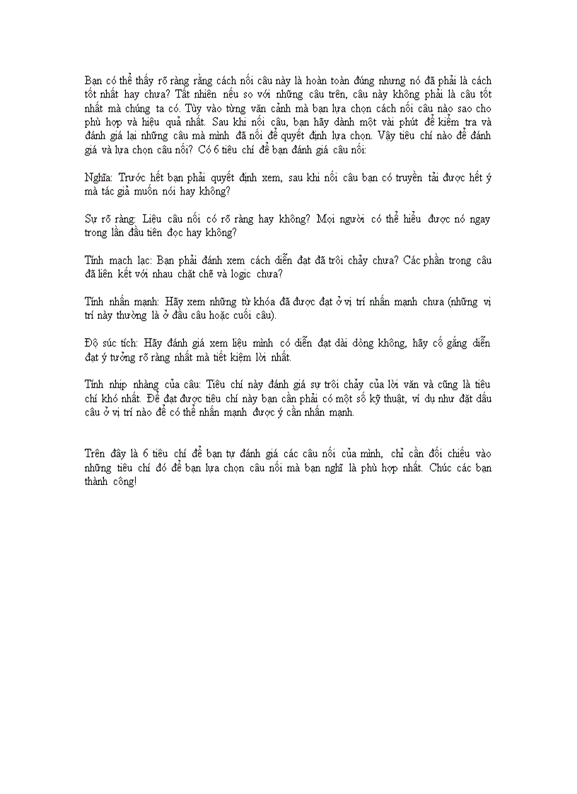 image for page Nghệ thuật nối câu trong tiếng Anh