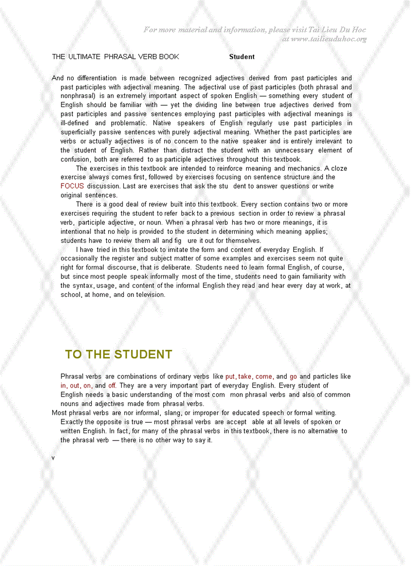 image for page Ultimate Phrasal verb book