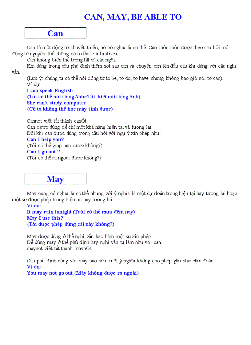 image for page Can may be able to