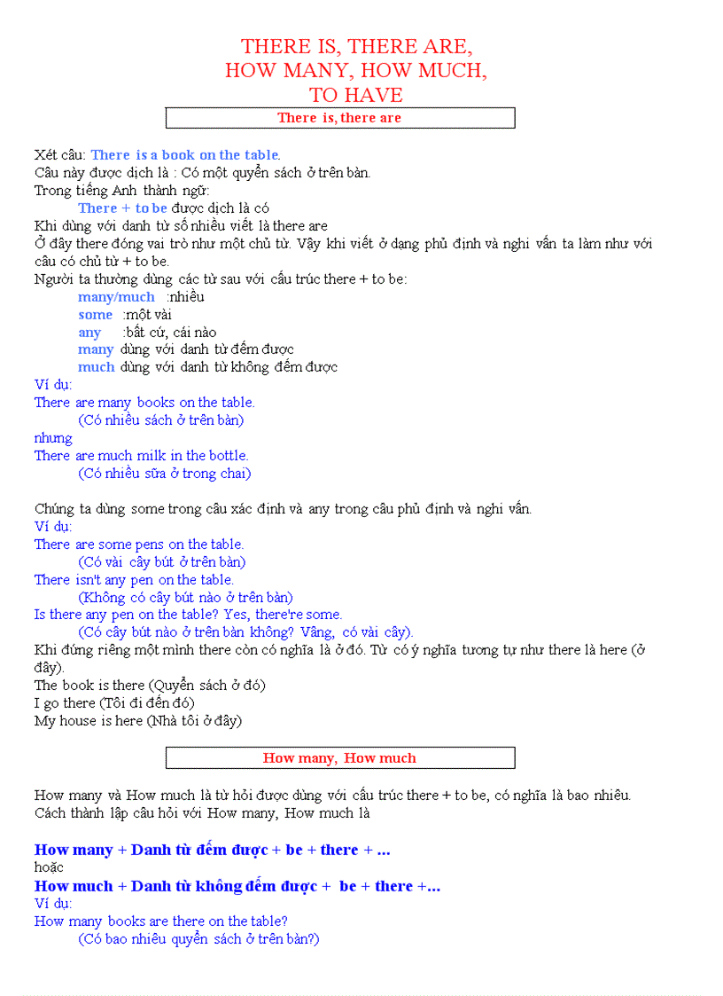 image for page There is there are how many how much to have