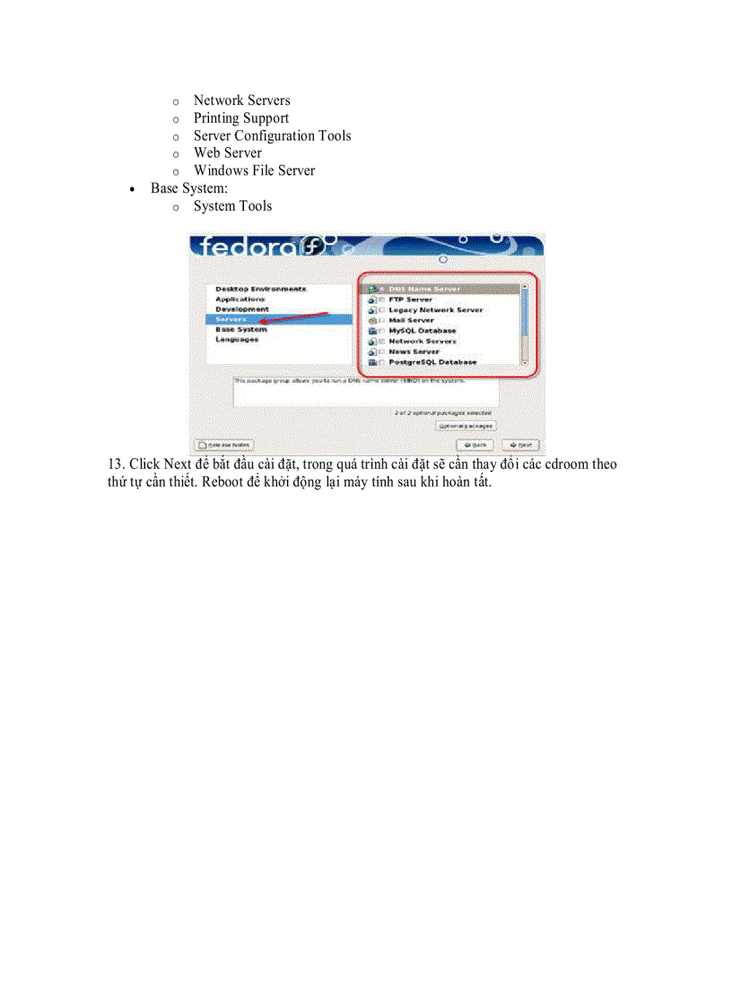 image for page Quản trị hệ thống mạng với Linux Fedora Core