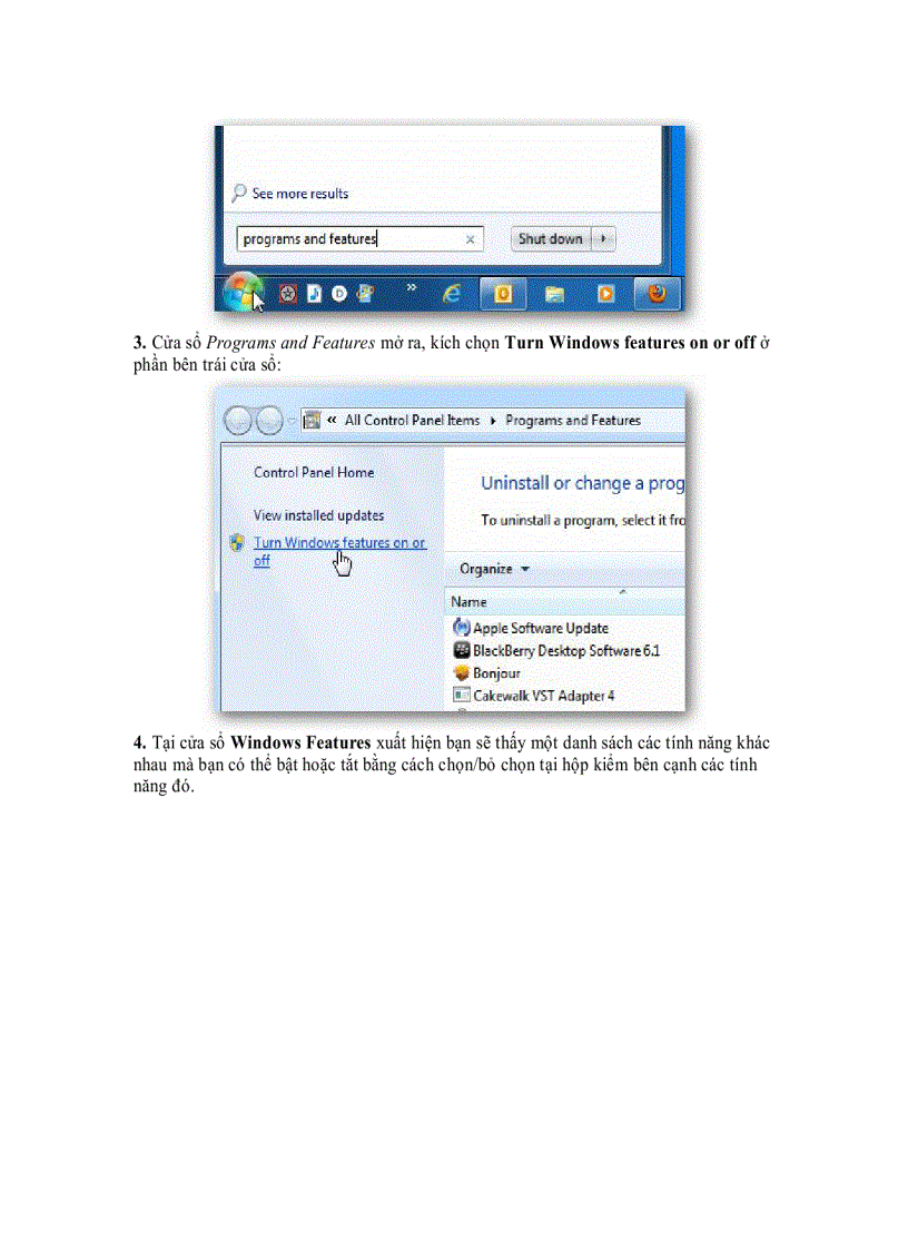Hướng dẫn gỡ bỏ các chương trình ẩn trong Windows 7
