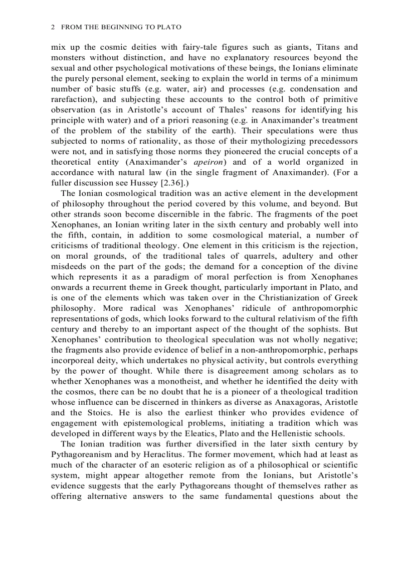image for page From the Beginning to Plato Routledge History of Philosophy Volume 1